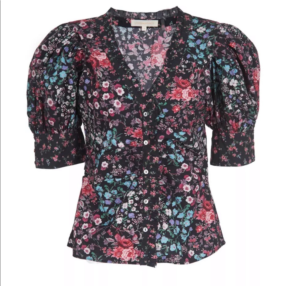LoveShackFancy Jules Top Multi